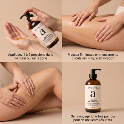 Huile de massage anti-cellulite Avelyia