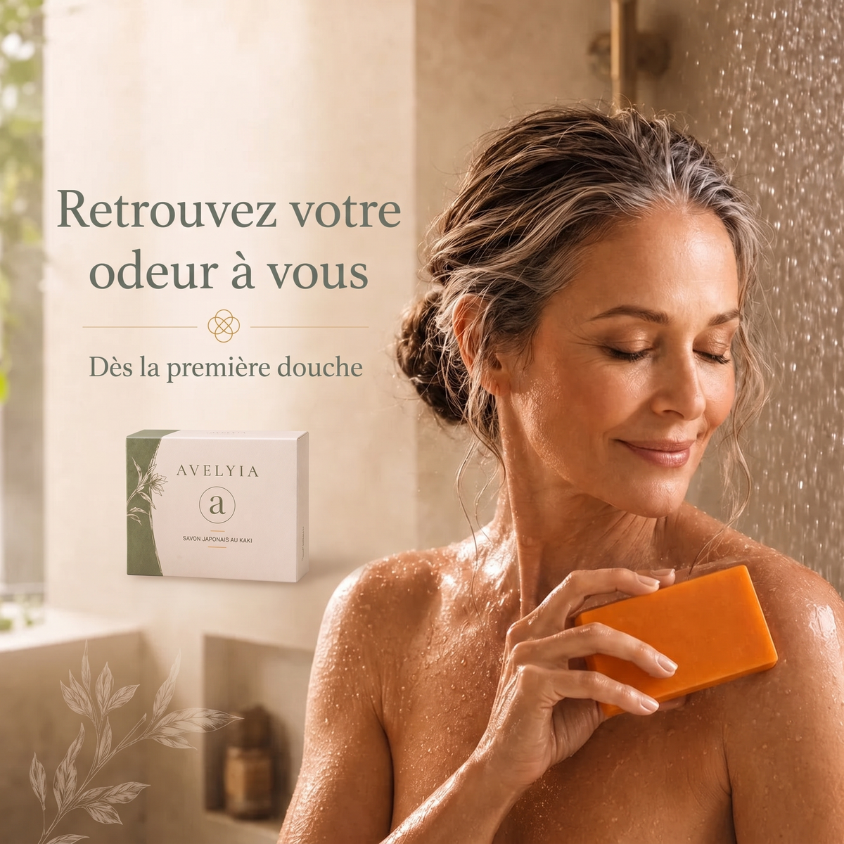 Savon au kaki Avelyia