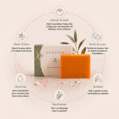 Savon au kaki Avelyia