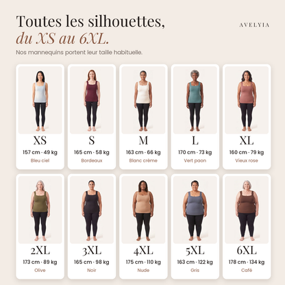 Débardeur sculptant à soutien-gorge intégré Avelyia