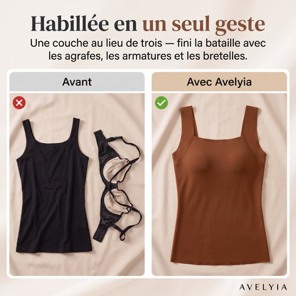 Débardeur sculptant à soutien-gorge intégré Avelyia