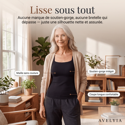 Débardeur sculptant à soutien-gorge intégré Avelyia