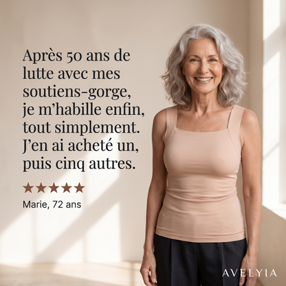 Débardeur sculptant à soutien-gorge intégré Avelyia