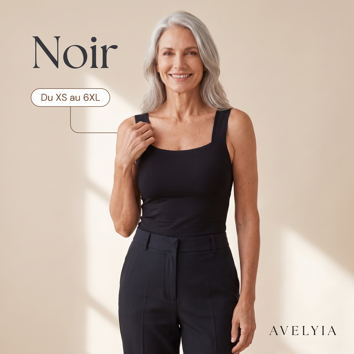 Débardeur sculptant à soutien-gorge intégré Avelyia