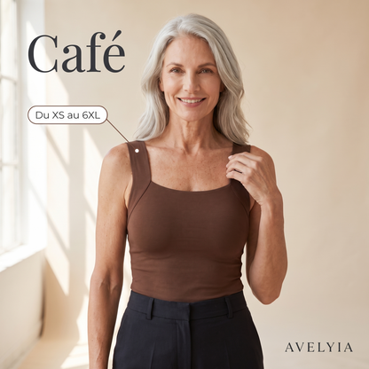 Débardeur sculptant à soutien-gorge intégré Avelyia