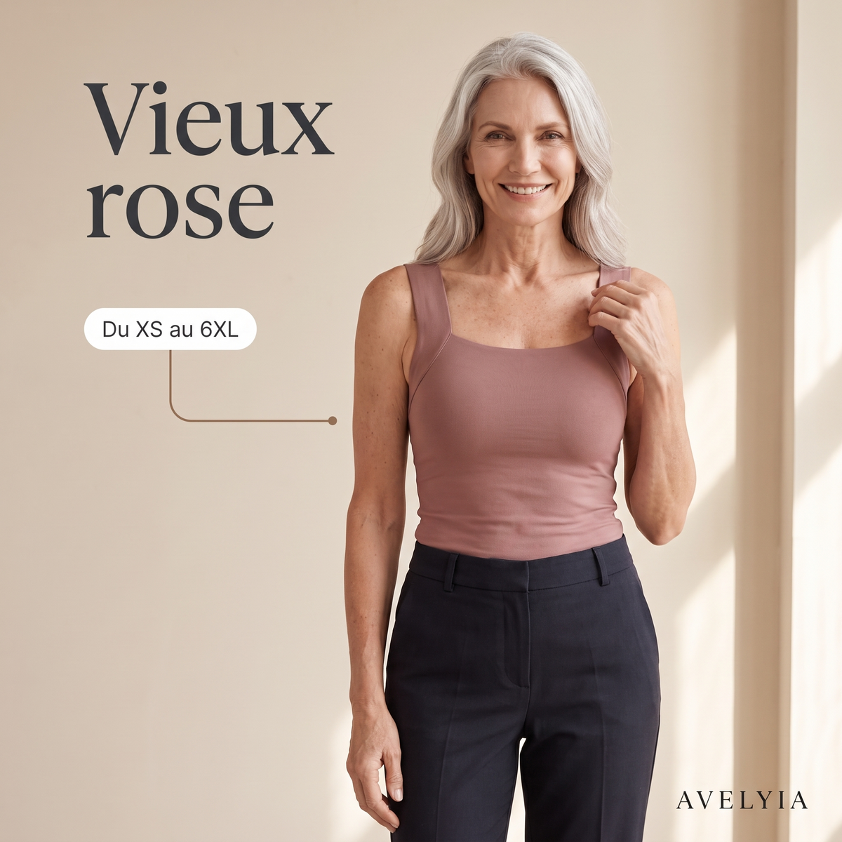 Débardeur sculptant à soutien-gorge intégré Avelyia
