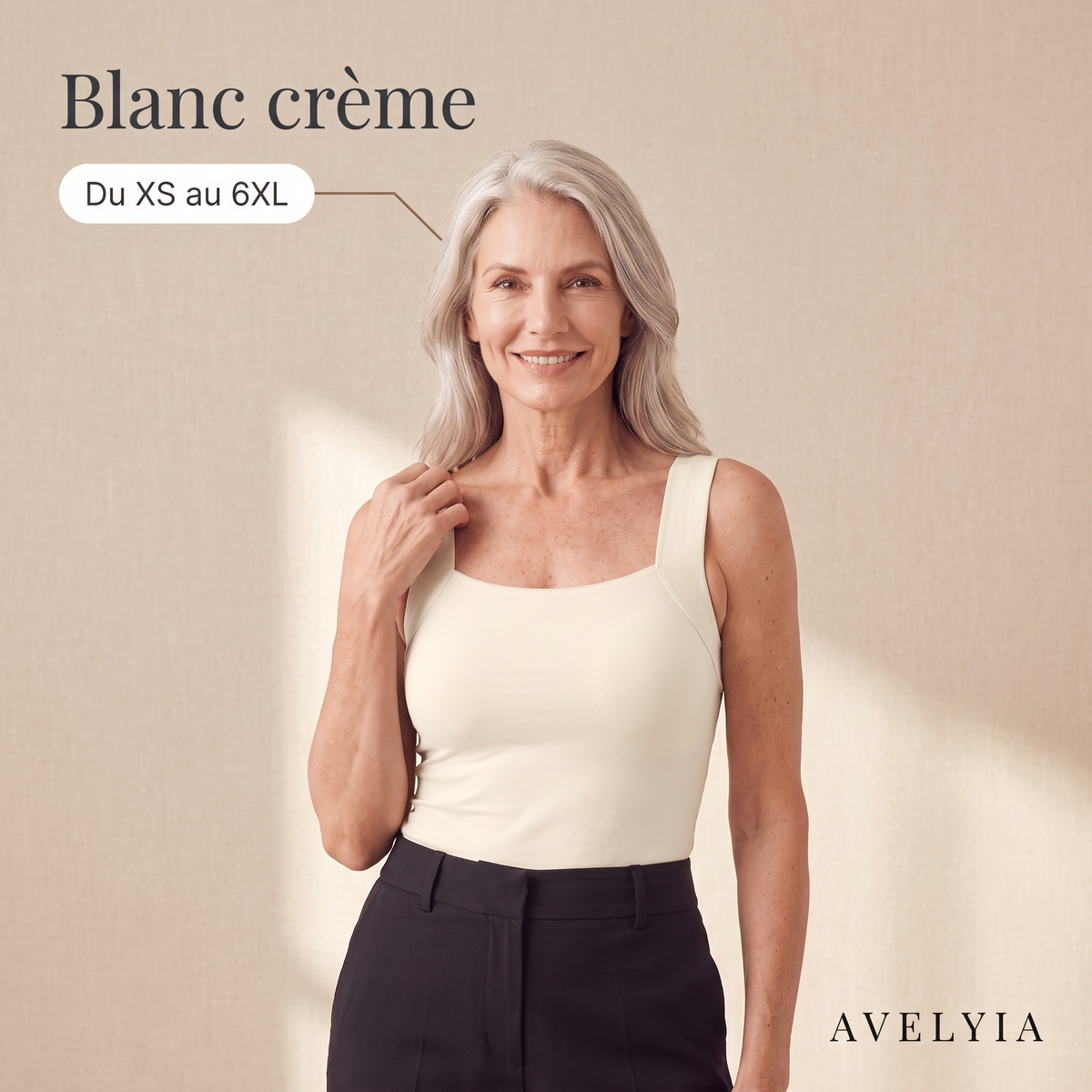 Débardeur sculptant à soutien-gorge intégré Avelyia