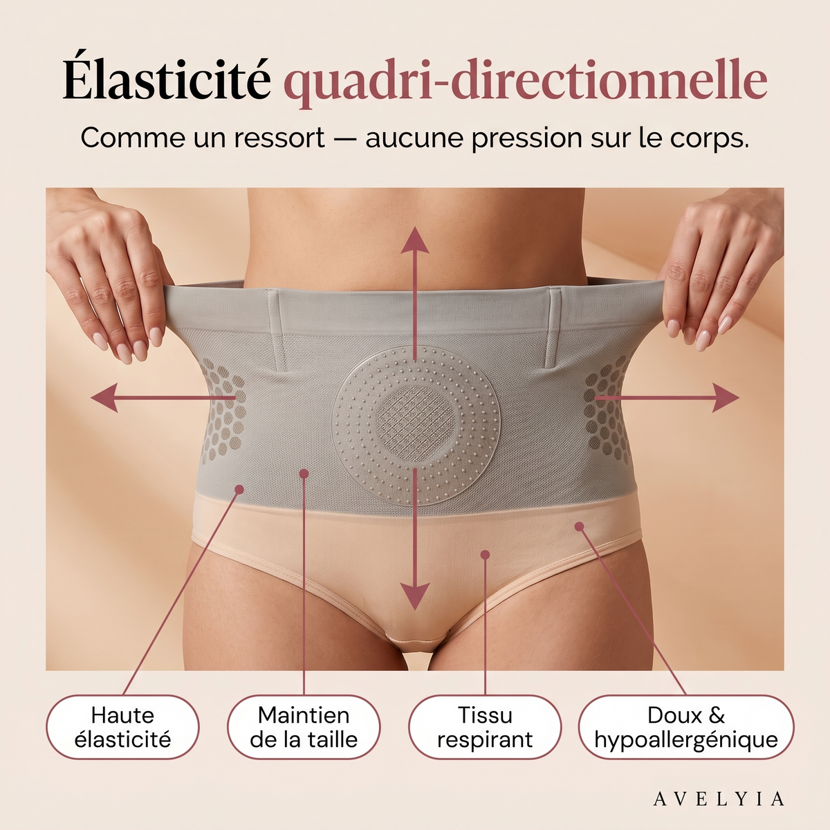 Short Brûle-Graisses 4-en-1 Moringa & Berbérine Avelyia