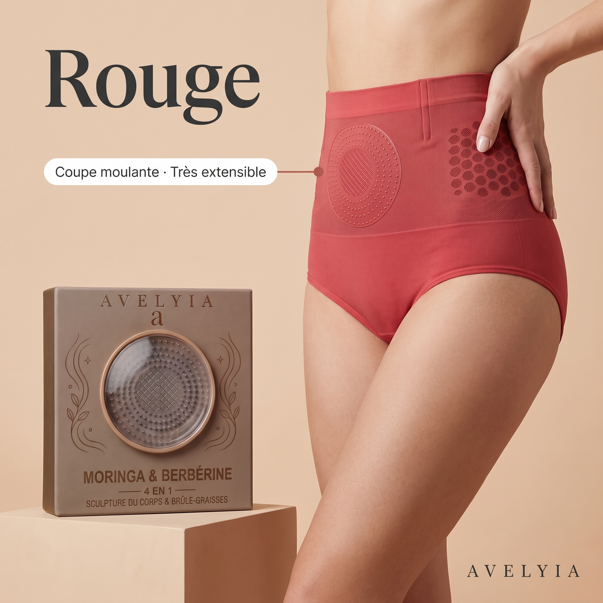 Short Brûle-Graisses 4-en-1 Moringa & Berbérine Avelyia