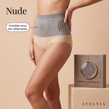 Short Brûle-Graisses 4-en-1 Moringa & Berbérine Avelyia